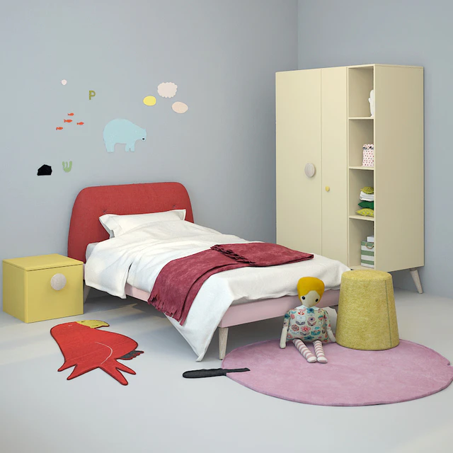 Children's furniture Nidi 03 — Descargar