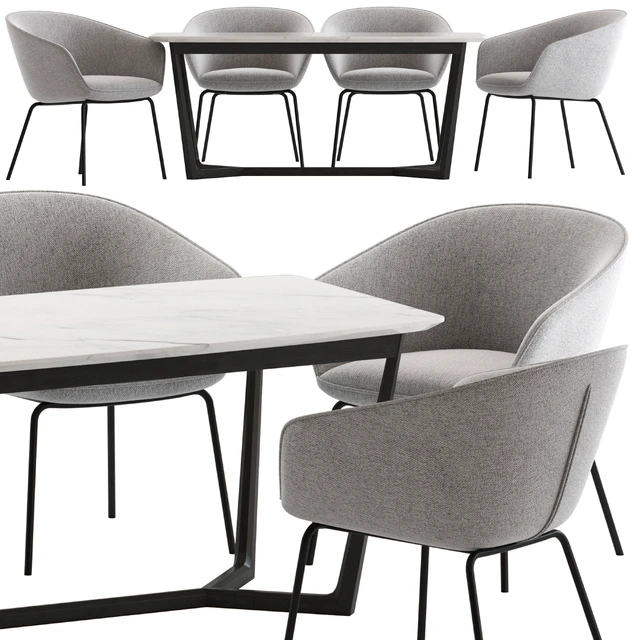 Oslo Home Amanda Dinning Chair and Innova Australia Carlin Table — Descargar