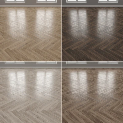 Parquet 4 colors Linear, herringbone, chevron setquad8 — Ver 5