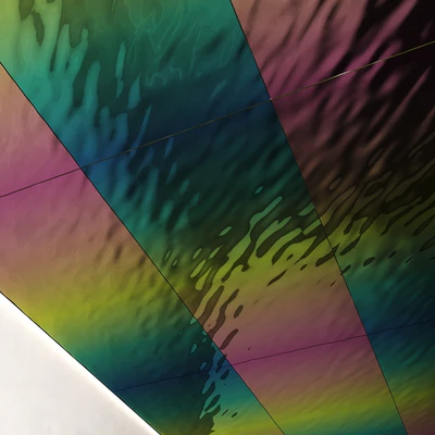 Decorative steel sheets with waves 02 — Ver 5