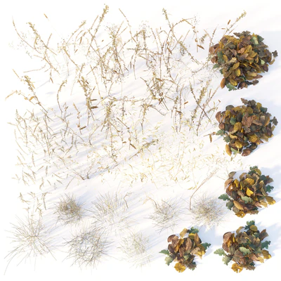 Dry autumn grass — Ver 5