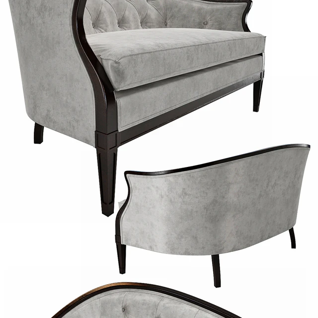 Regency Style Tufted Back Sofa — Скачать