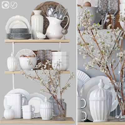 Decorative set for the kitchen 11 — Ver 1