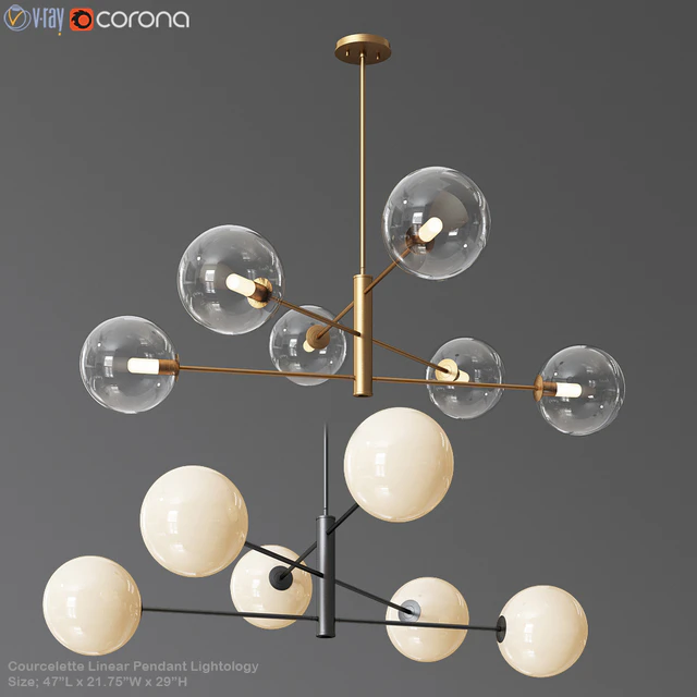 Courcelette Linear Pendant Lightology — Descargar