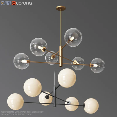 Courcelette Linear Pendant Lightology — Descargar