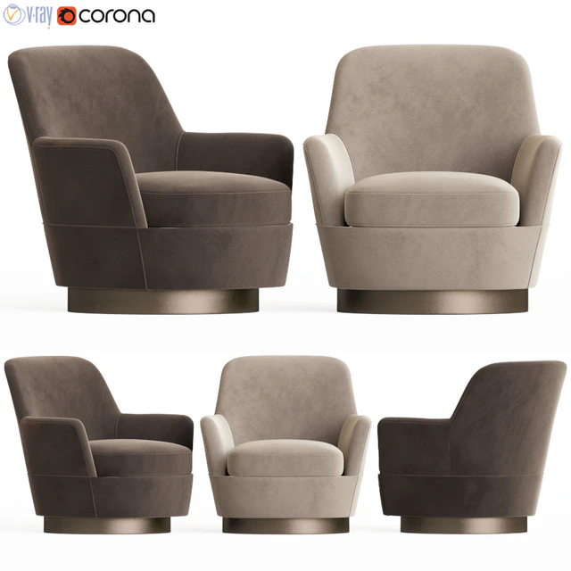 Jacques High Armchair Minotti — Descargar