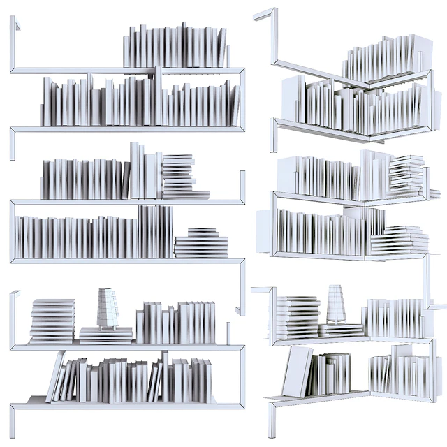 Books on the shelves — Descargar