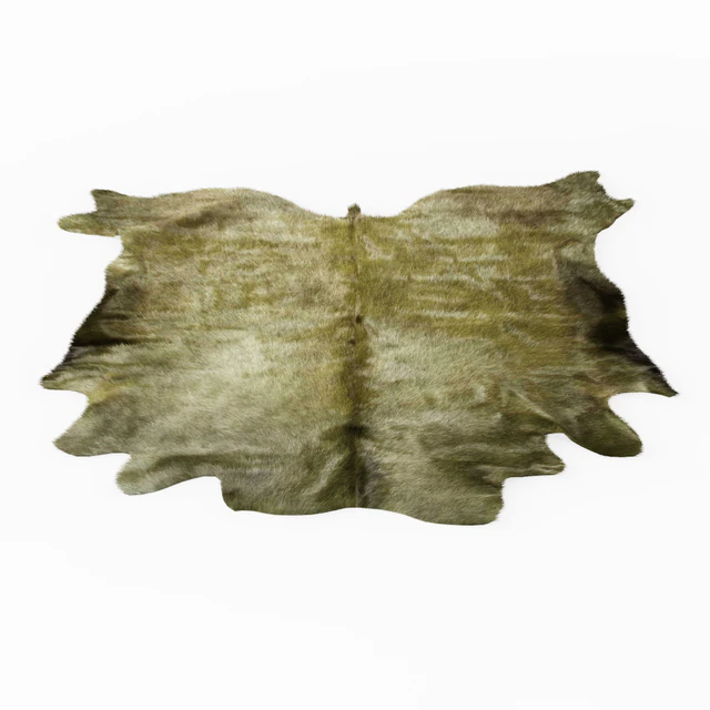 Green cowhide rug — Descargar