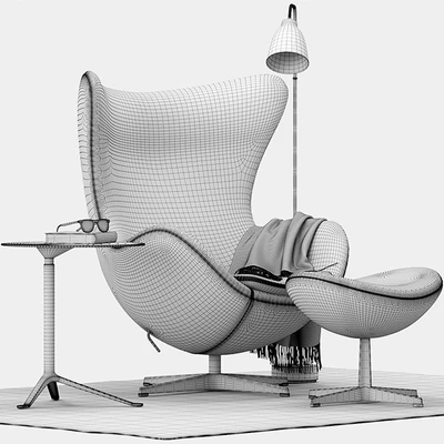 Egg lounge chair — Ver 3