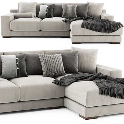 West Elm Dalton Chaise Longue — Вид 4