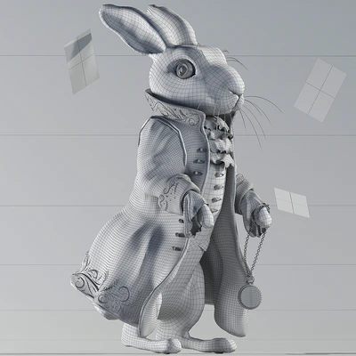 White Rabbit from "Alice in Wonderland" — Ver 3