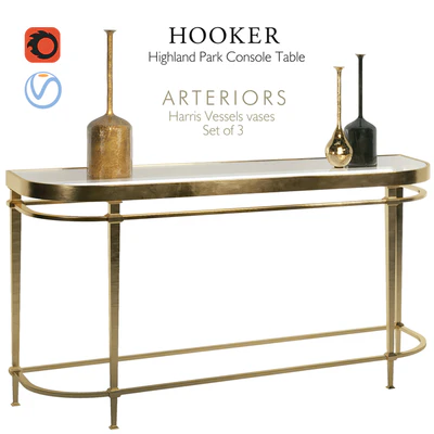 Hooker Highland Park & Arteriors vases — Вид 1
