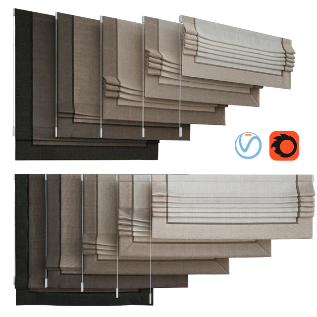 Set of Roman blinds 11 — Descargar