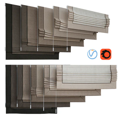 Set of Roman blinds 11 — Ver 1