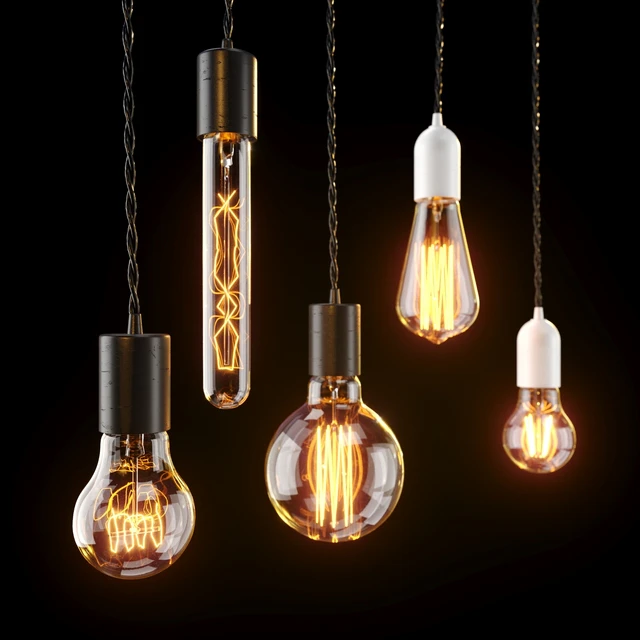 Edison lamps set — Скачать