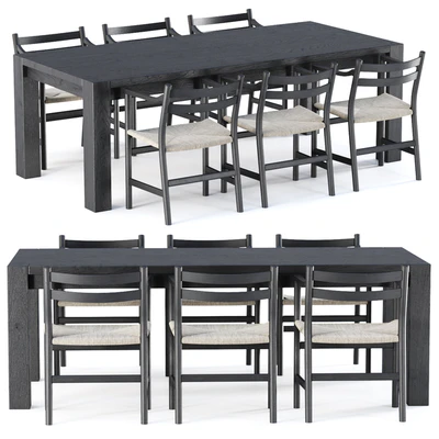 Carl Hansen furniture set v17 / Garden furniture set — Ver 1