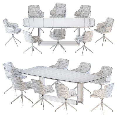 Dragon Wood Table Wendy Chair by Cattelan Italia — Ver 2