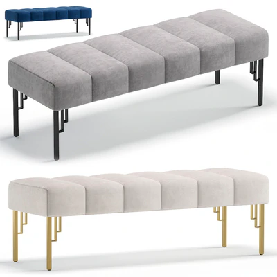 Bench WHITNEY by Cazarina Interiors 3 Colors Version/Банкетка УИТНИ — Вид 1