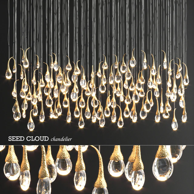 Seed Cloud 112 buds Chandelier by Ochre — Скачать