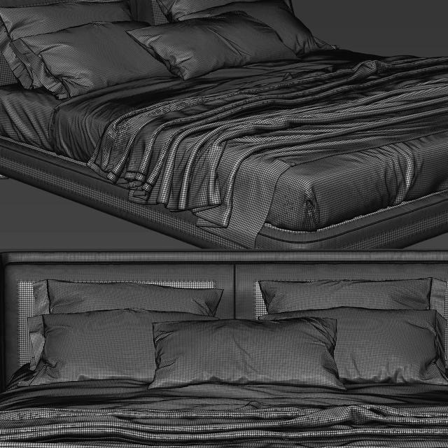 Minotti Spencer Bed — Скачать