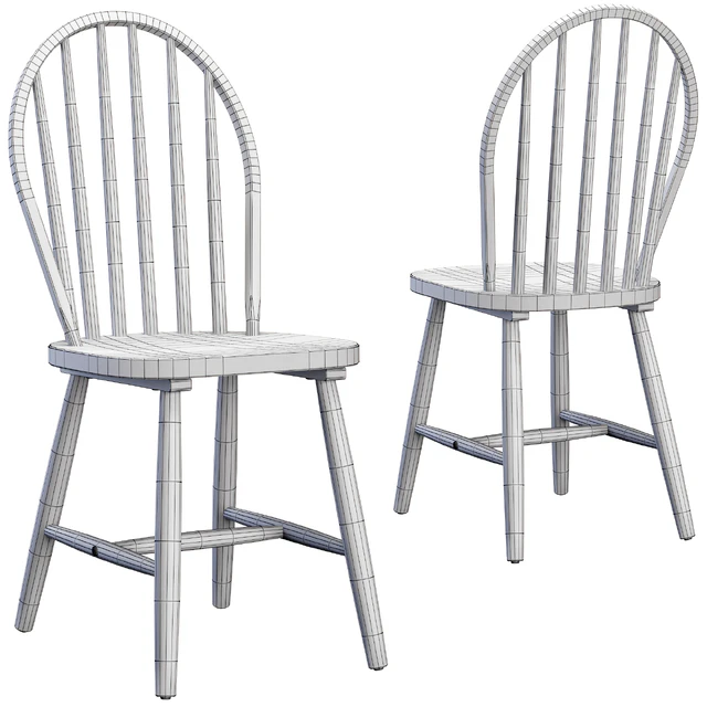 Chair WINDSOR (4 colors) — Descargar