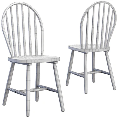 Chair WINDSOR (4 colors) — Ver 5