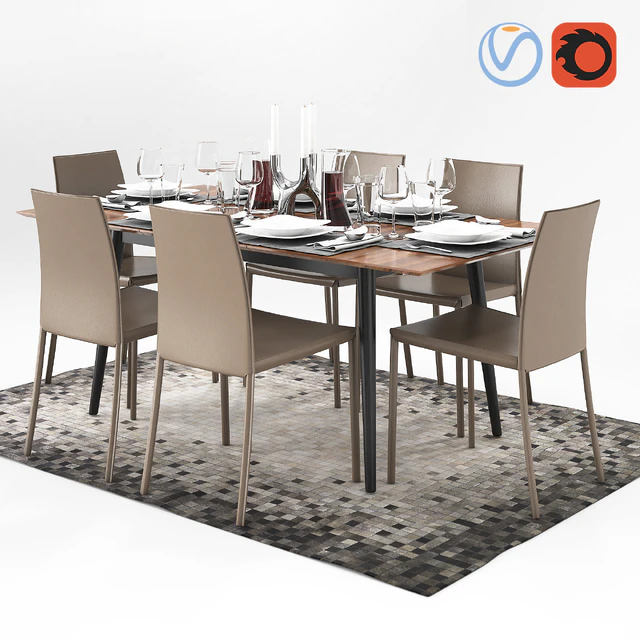 BoConcept Zarra and Milano table — Скачать