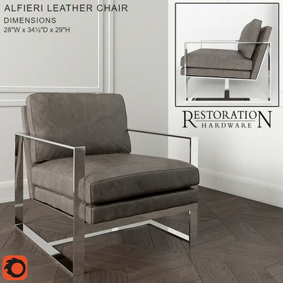 Кресло Alfieri Leather Chair — Вид 2