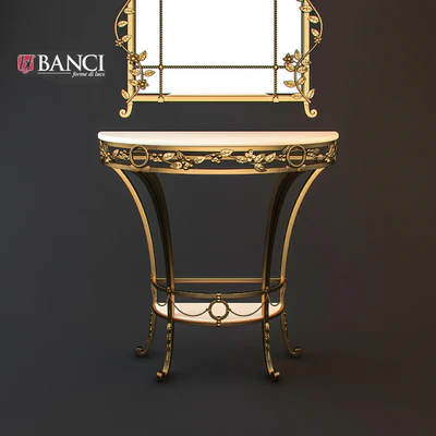 Console with mirror Banci art. 88.1085 / 90.1285 — Ver 3