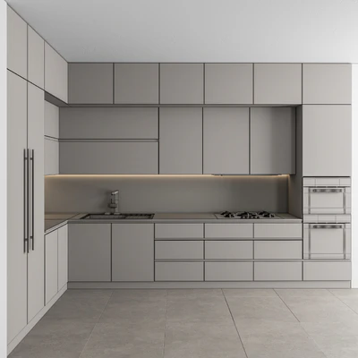 Kitchen Modern - Gray and Black 46 — Вид 4