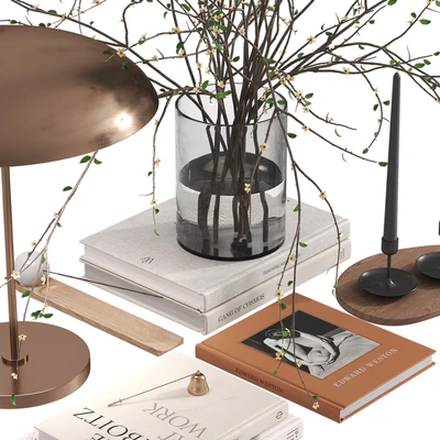 Decorative set with Solstice Ore Table Lamp — Вид 4