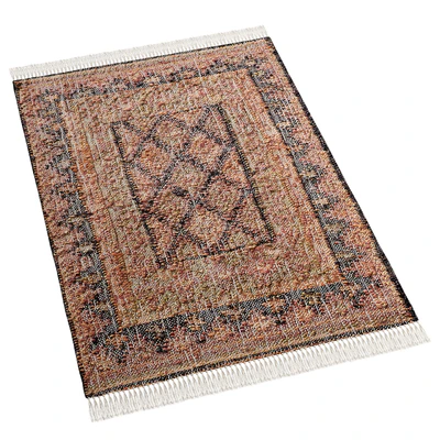 Mirta Kilim Jute Cotton Bedside Rug By La Redoute — Вид 3