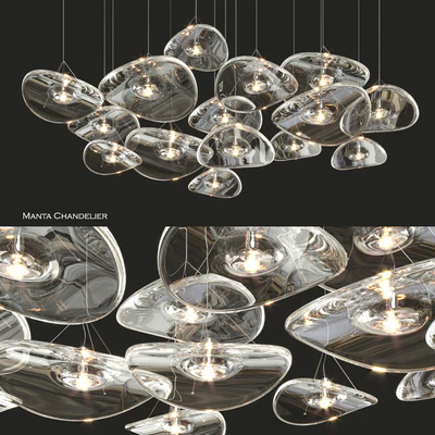 Terzani manta chandelier — Ver 1