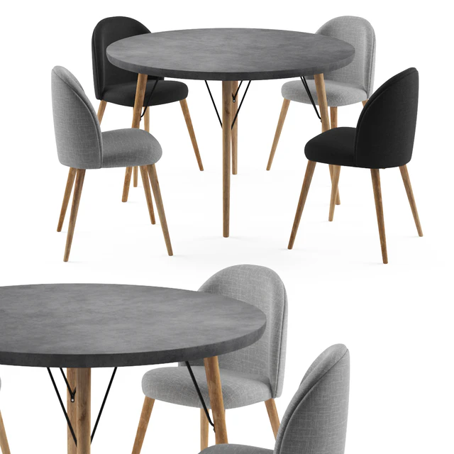 CLEVELAND table with MAURICETTE chairs — Descargar