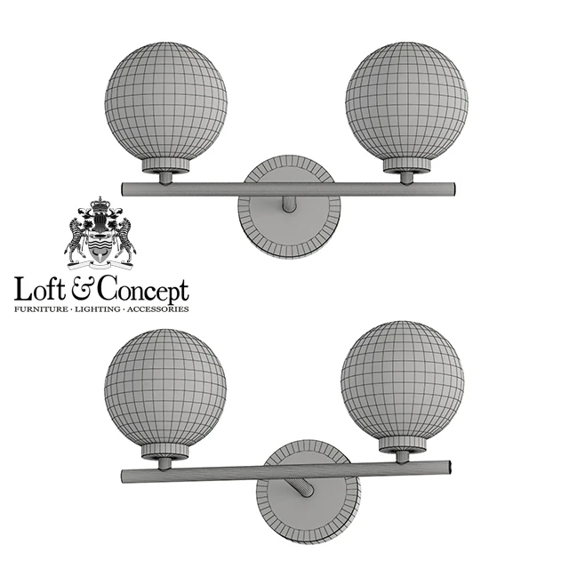 Бра Wall Lamp Bubble Chandelier Double — Скачать