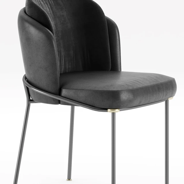 Minotti Fil Noir Dining Chair — Descargar