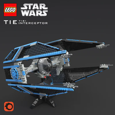 LEGO SW Tie Interceptor — Ver 1