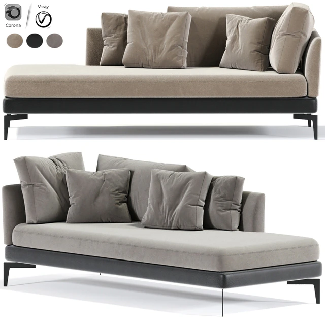 Feel Good Chaise Longue Flexform — Descargar