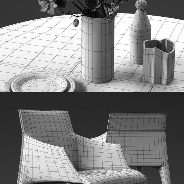 POLIFORM SEATTLE Armchair & KENSINGTON Table — Скачать