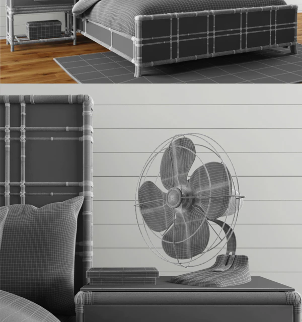 Lexington "Coco bay panel bed" — Скачать