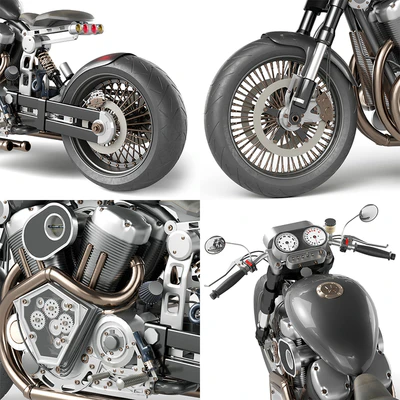 Custom motorcycle — Ver 4
