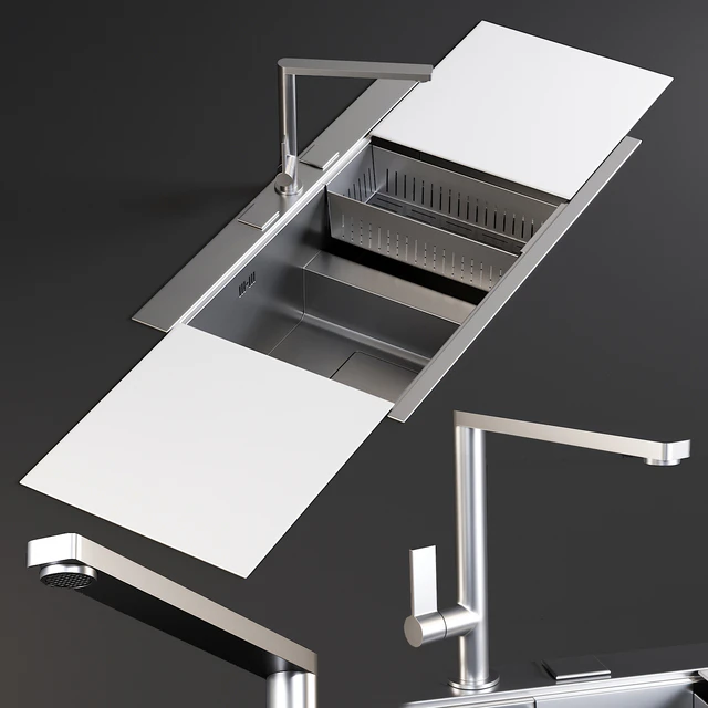 Sink Linea Mixer Smeg — Скачать