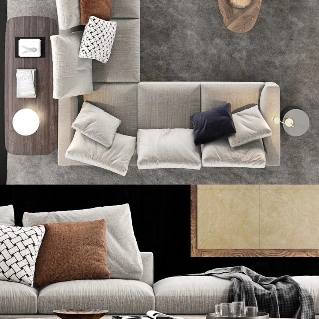 Minotti Andersen Line Sofa 1 — Скачать