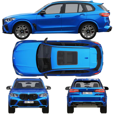 BMW X5 M Competition 2021 — Вид 5