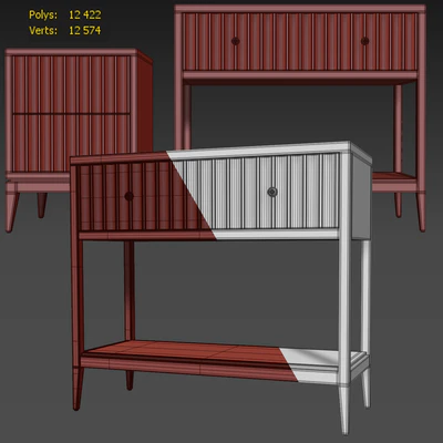 Dresser / console and bedside table Austin. Console, nightstand by Dantone Home — Ver 5