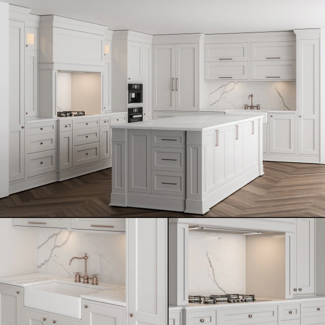 Kitchen NeoClassic - white Set 16 — Download