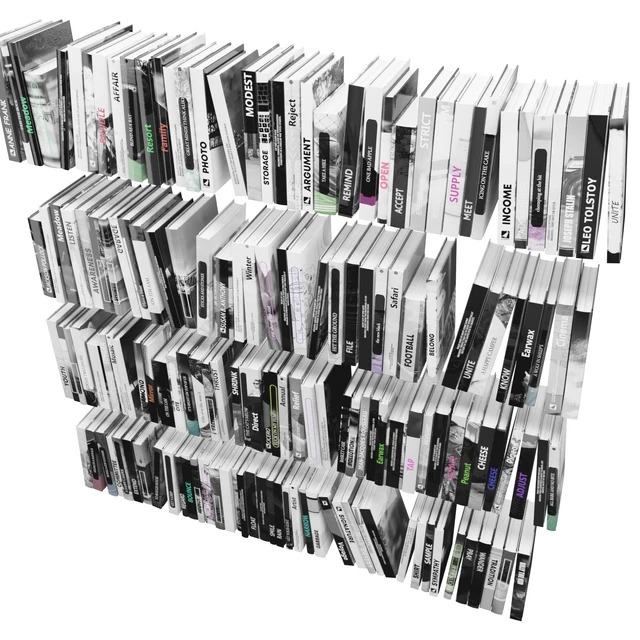 Set of books gray - 2-01 — Descargar