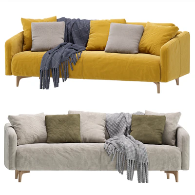 Sofa Ljeri Barhat Beige By Divan.ru / Диван Льери — Вид 4