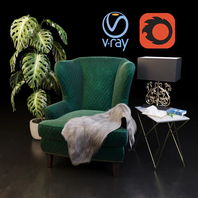 Chairs with decor Chair with decor — Ver 1