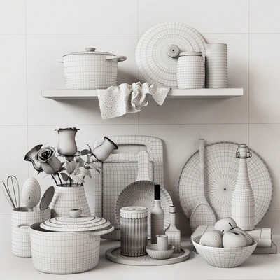 Kitchen Decorative set 029 — Ver 3